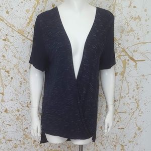 Philosophy Republic open front twisted hem size M